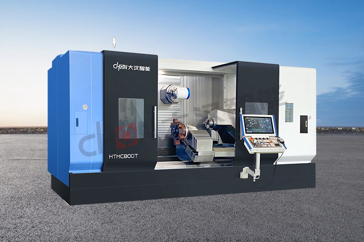 百万拿下高端五轴！山东大汉HTMC800T五轴车铣复合，一台抵多台